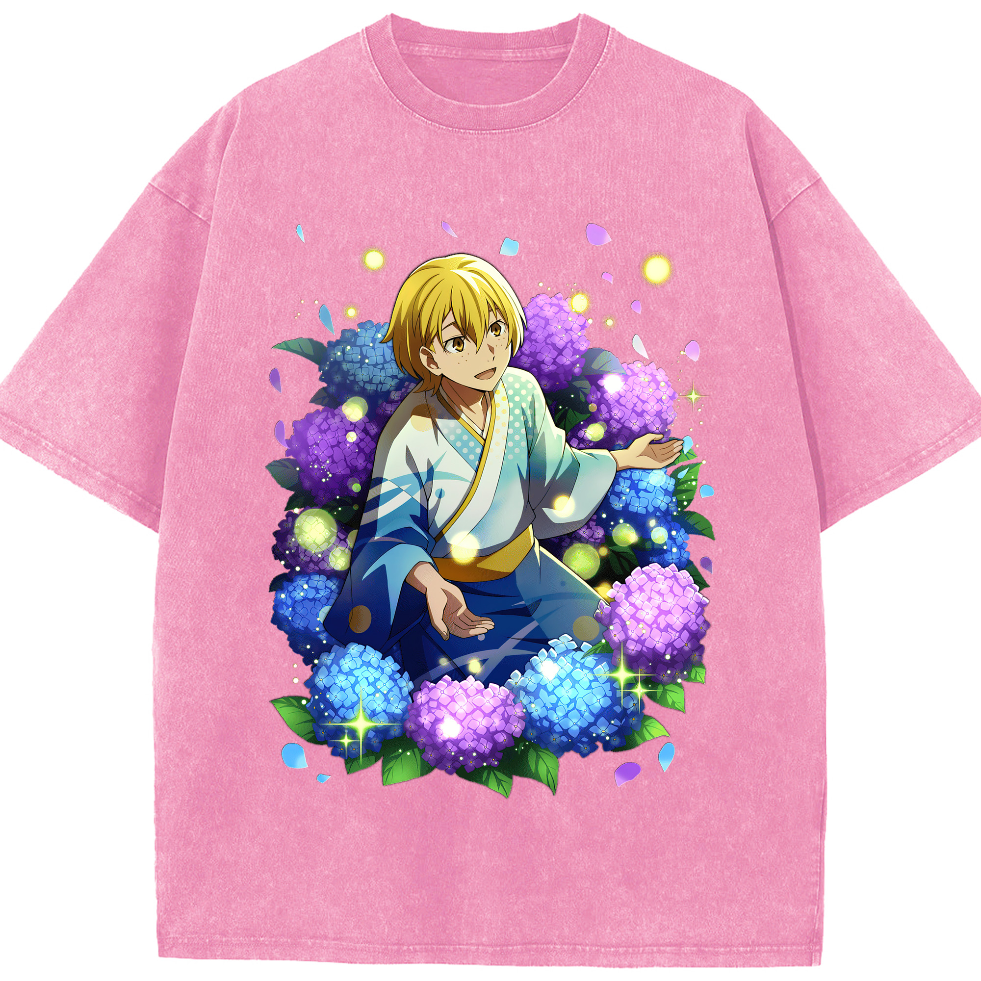 （画像用） 文豪ストレイドッグス Bungo Stray Dogs 綿100% ヴィンテージ風 半袖Tシャツ（フロントプリント）